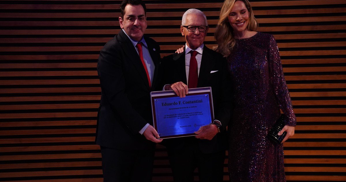 Eduardo Costantini recibió la distinción cultural más importante del país