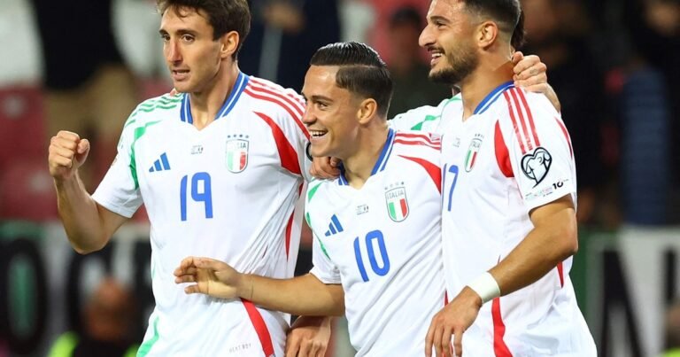 Partido de locos: Con tres asistencias de Retegui, Italia le ganó 5-4 a Israel y sueña con meterse en el Mundial