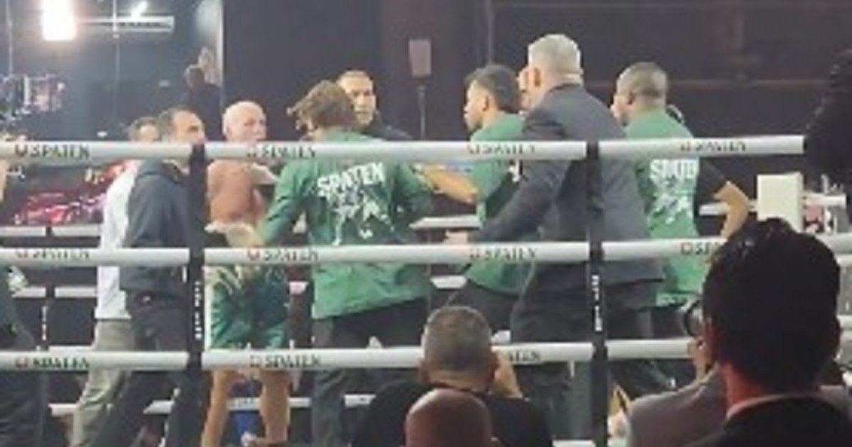 Una velada boxística terminó en una batalla campal en Brasil: una ex estrella de la UFC quedó inconsciente en el ring
