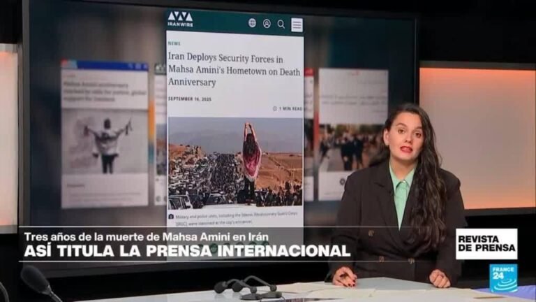 "Irán despliega fuerzas de seguridad a tres años de la muerte de Mahsa Amini": 'Iran Wire'