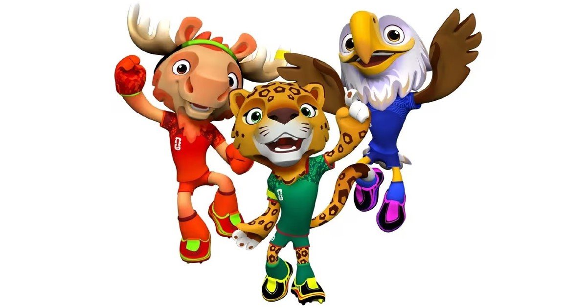 Mundial 2026: la FIFA presentó las tres mascotas que representarán a Canadá, México y Estados Unidos en la Copa del año próximo