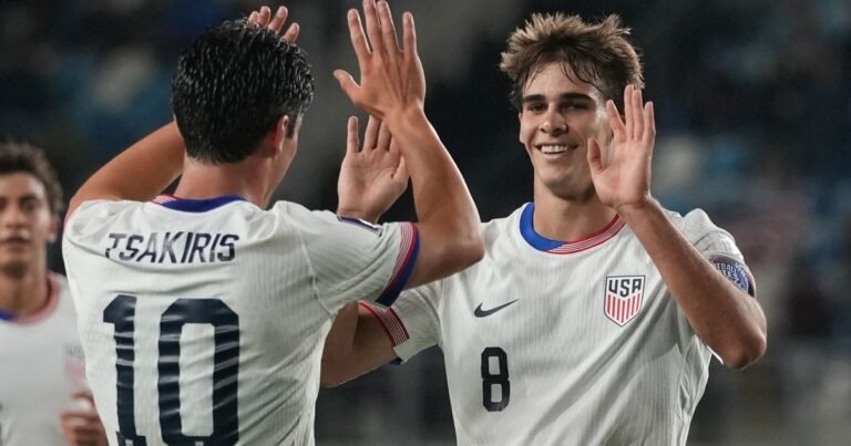 Benja Cremaschi implacable en su debut en el Mundial Sub 20: así fue el hat-trick del argentino que juega para Estados Unidos que aplastó 9-1 a Nueva Caledonia