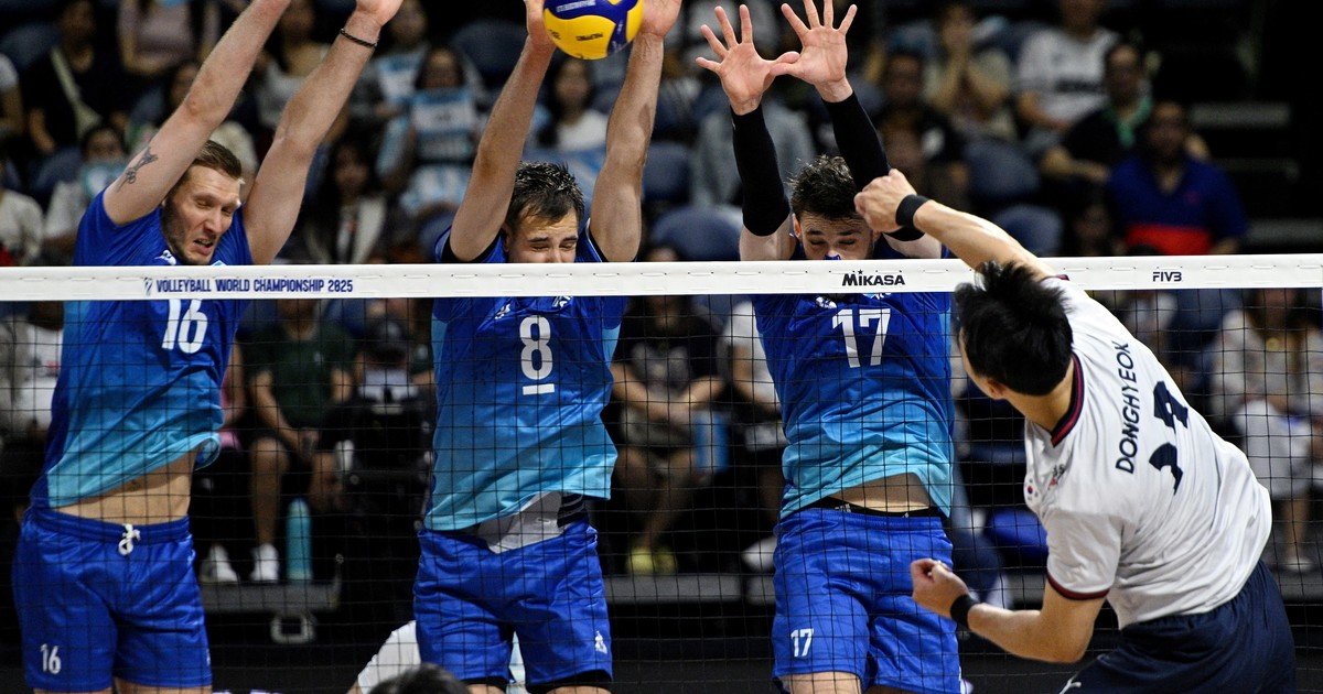 Argentina logró un triunfo clave ante Corea del Sur en el Mundial de Vóleibol de Filipinas