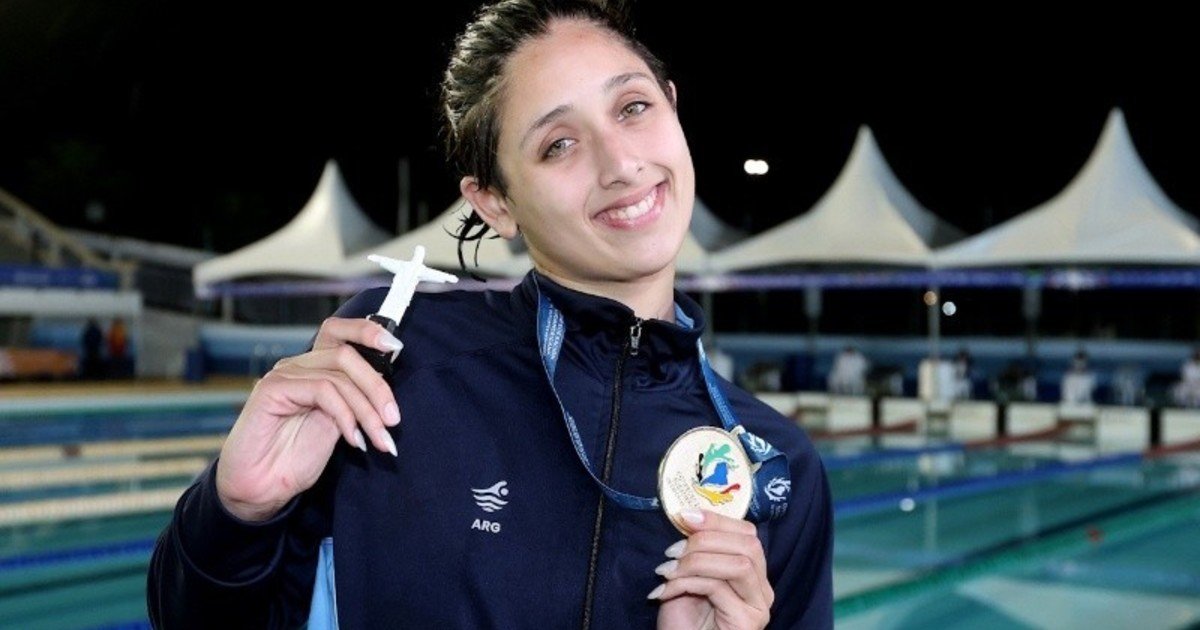 Agostina Hein arrasa en Brasil y ya suma seis oros en el Sudamericano Juvenil de natación