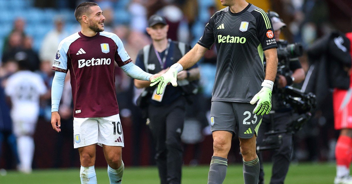 Al Dibu Martínez le hicieron un gol a los 2 minutos, pero apareció Buendía y le dio el primer triunfo al Aston Villa en la Premier League