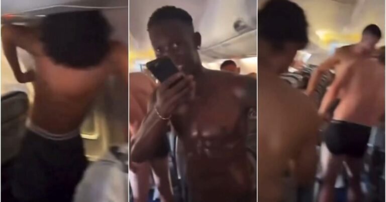 Los jugadores del Mónaco viajaban a la Champions y se quedaron en ropa interior porque se rompió el aire acondicionado de su avión