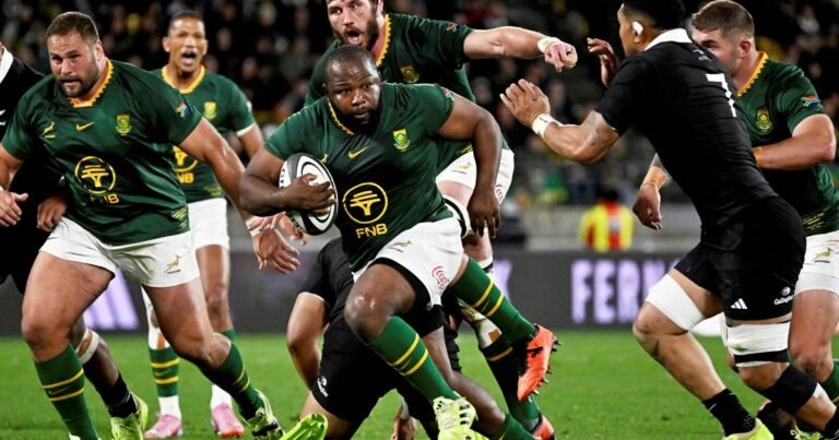 Histórica derrota de los All Blacks en Wellington: Sudáfrica los arrasó y encendió el Rugby Championship