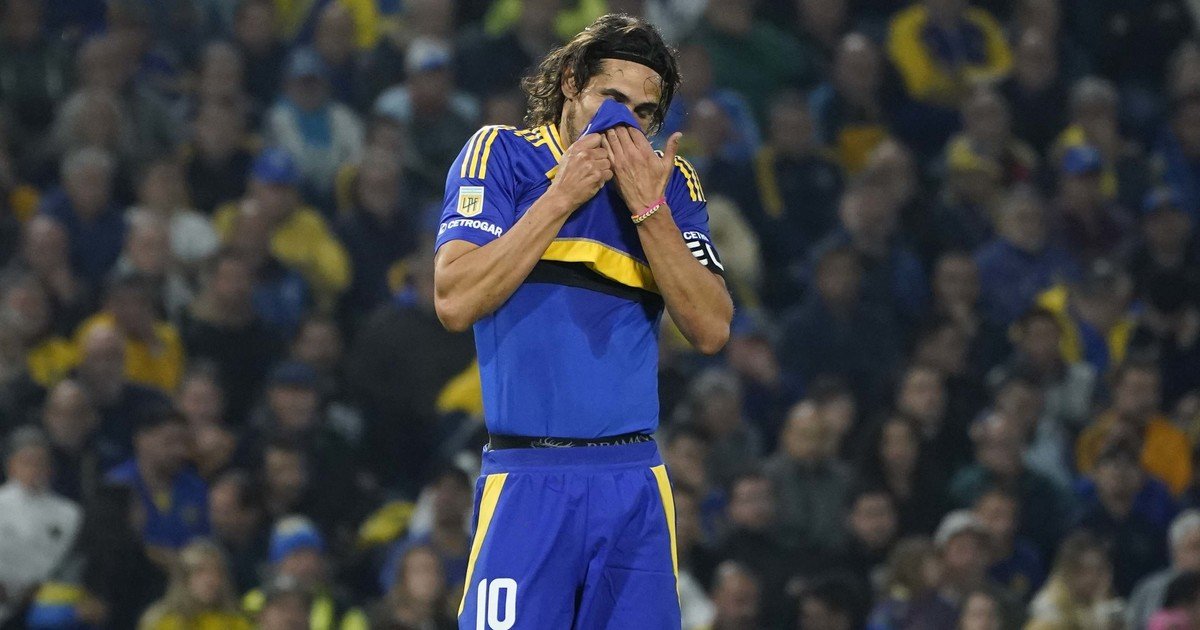 Edinson Cavani volvió a lesionarse y se perderá el partido de Boca ante Central Córdoba