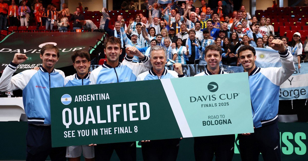 Se sorteó el Final 8 de la Copa Davis 2025: Argentina jugará con Alemania en cuartos y ya conoce su camino en Bolonia