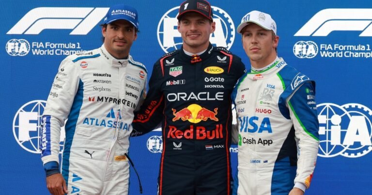 F1 GP de Azerbaiyán: Max Verstappen se quedó con la pole tras una clasificación al límite con récord de seis banderas rojas