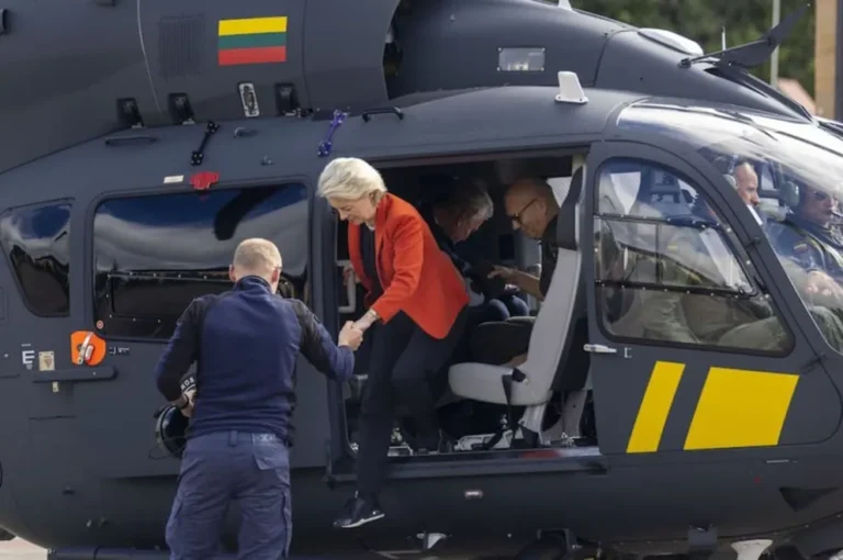 Von der Leyen aterrizó en Bulgaria sin GPS por una supuesta interferencia rusa