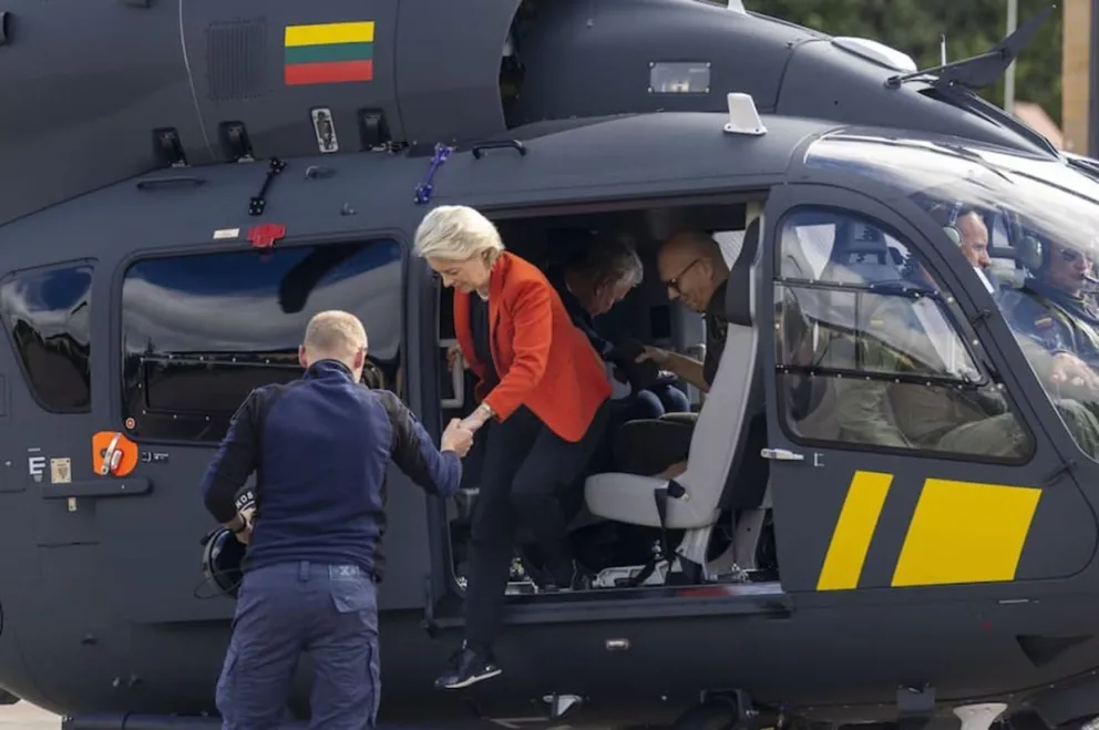 Von der Leyen aterrizó en Bulgaria sin GPS por una supuesta interferencia rusa