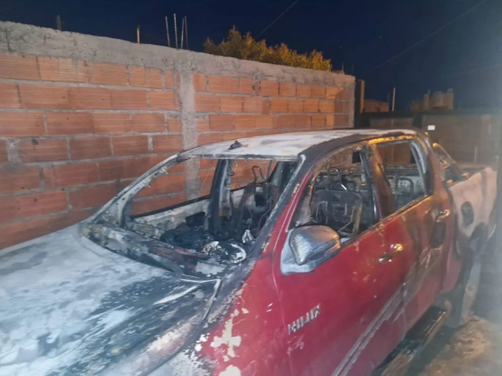Le prendieron fuego la camioneta a un exfuncionario de Maderna