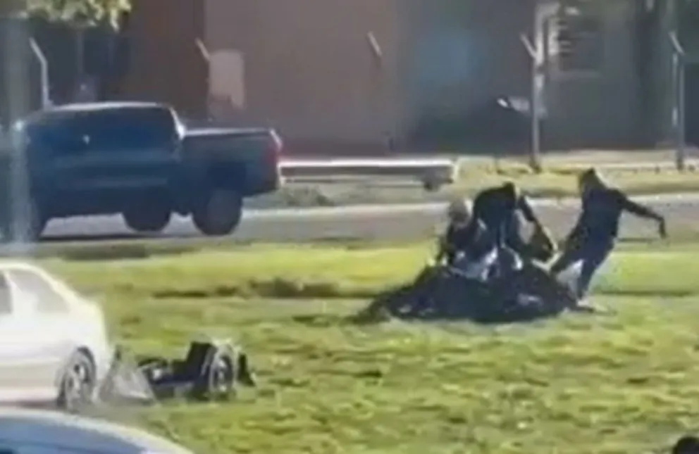 Disparos y miedo en un parque de Ezeiza: robaron una moto y huyeron