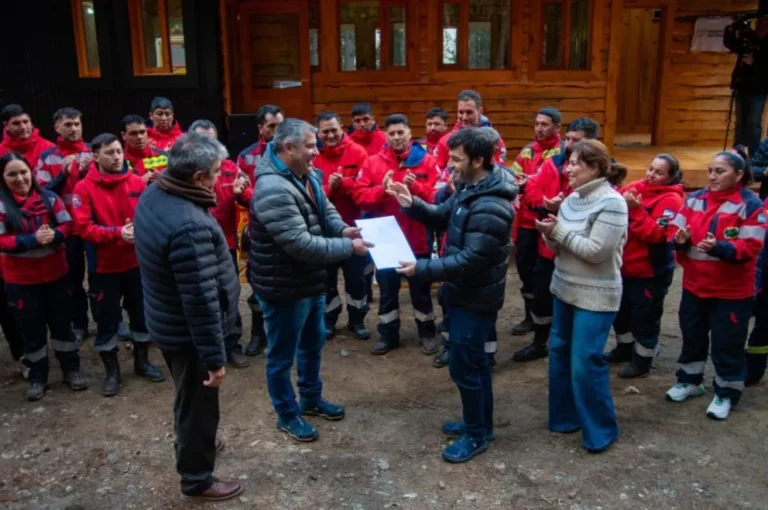 Inauguraron una nueva base para brigadistas forestales en Puerto Patriada