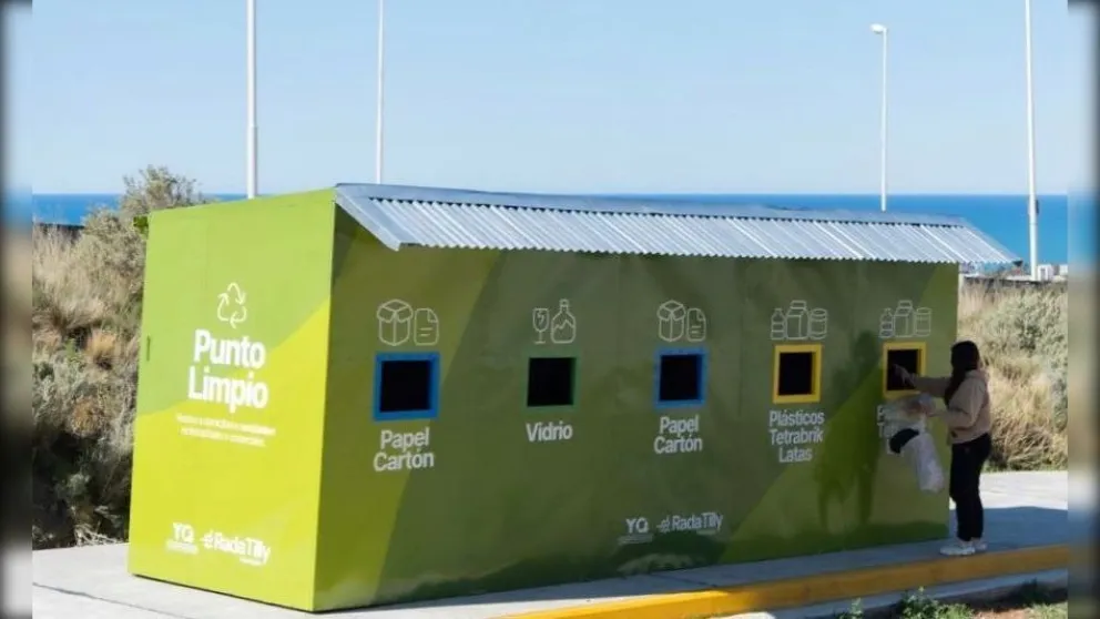 Programa “Yo Separo”: Rada Tilly inauguró su séptimo Punto Limpio en El Mirador