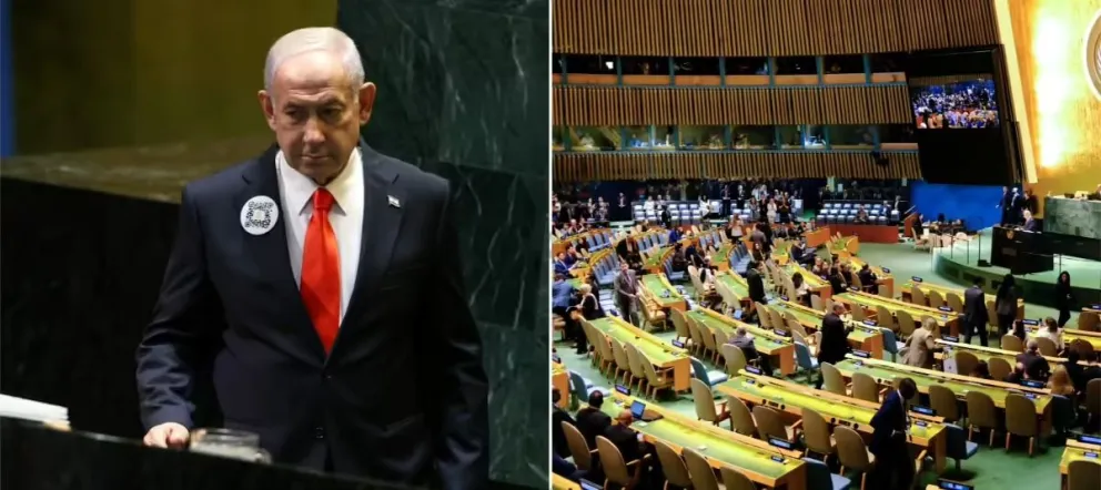 Abucheos y deserciones en la ONU durante el discurso de Netanyahu