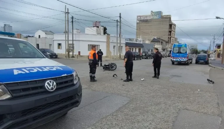 Motociclista sufrió traumatismos tras un choque en La Loma