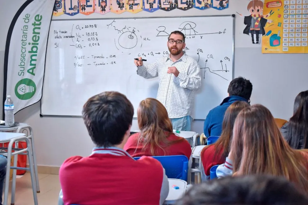 Dos escuelas fueron incluidas en el programa municipal “Huella de Carbono Escolar”