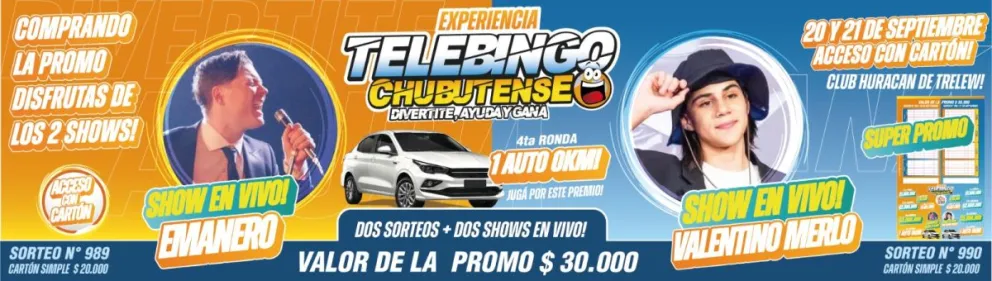 Chubut con gran expectativa por la llegada del evento “Experiencia Telebingo”