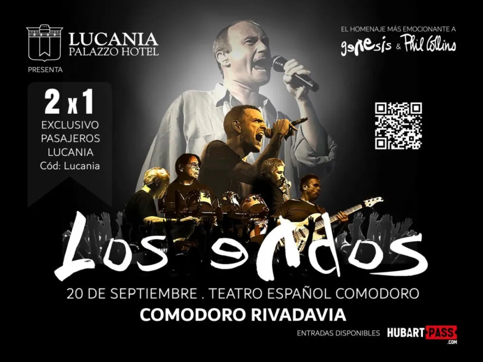 Los Endos llega a Comodoro con su tributo a Genesis y Phil Collins