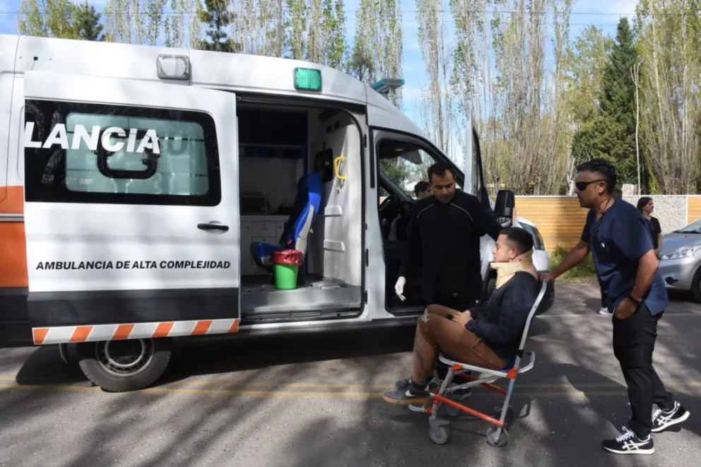 Choque en Trelew dejó un herido y tres autos dañados