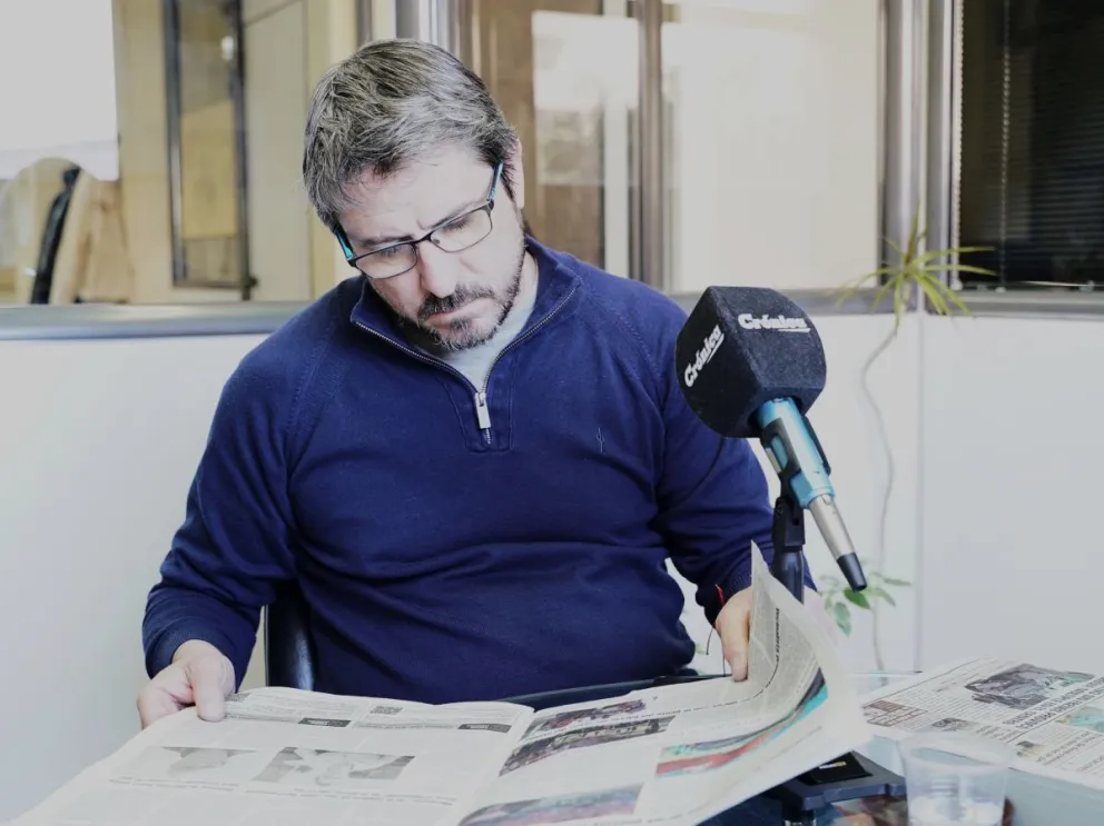 Gerardo Merino destacó la transformación de Trelew en su paso por Crónica