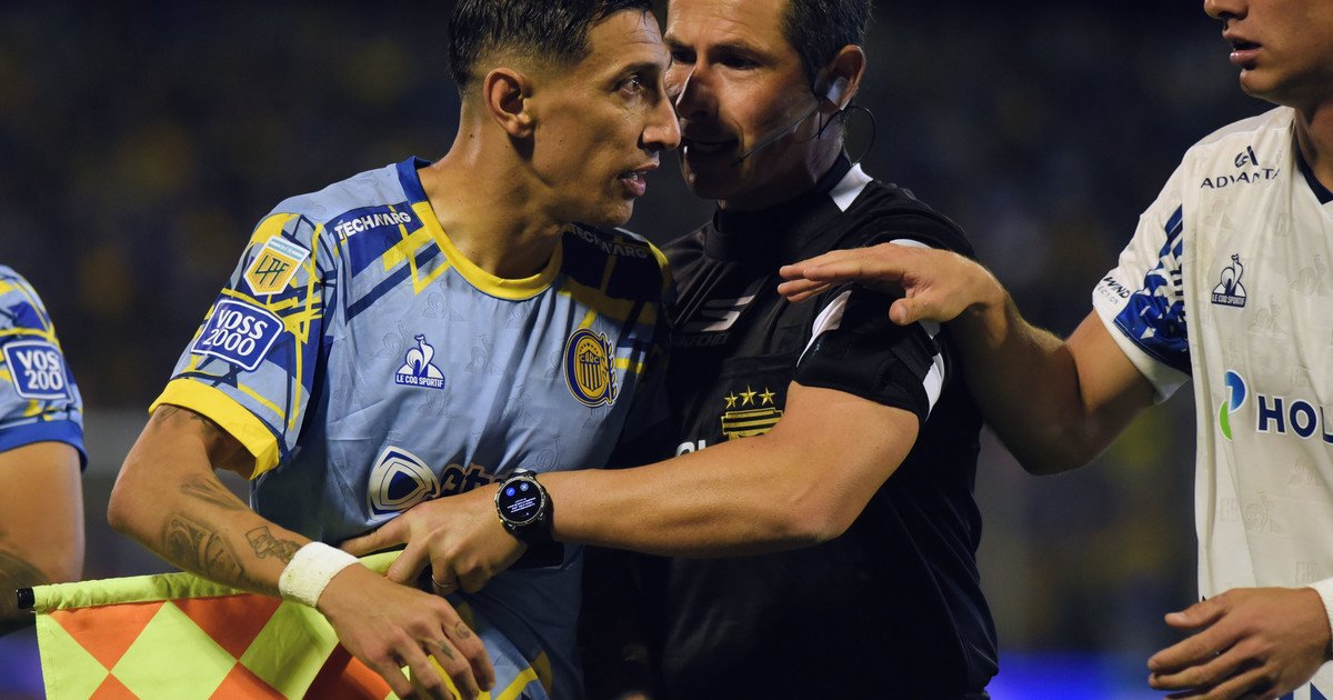 La furia de Angel Di María tras el empate de Rosario Central contra Talleres de Córdoba: "Después dicen que los árbitros nos ayudan..."
