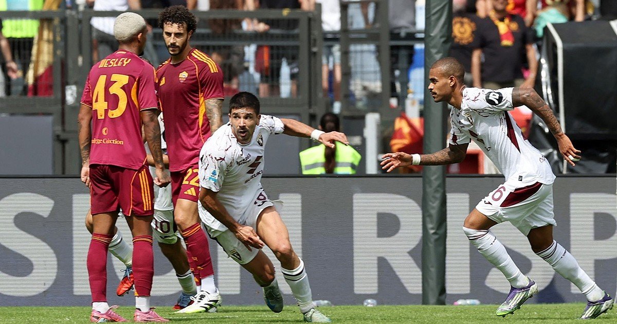 En el Olímpico, la música la puso Gio Simeone: el golazo del 'Cholito' para el triunfo del Torino vs Roma de Dybala y Soulé