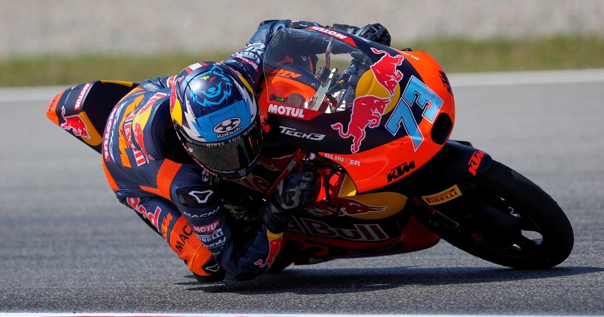 Moto3: Valentín Perrone sigue en ascenso y sumó su segunda pole de la temporada