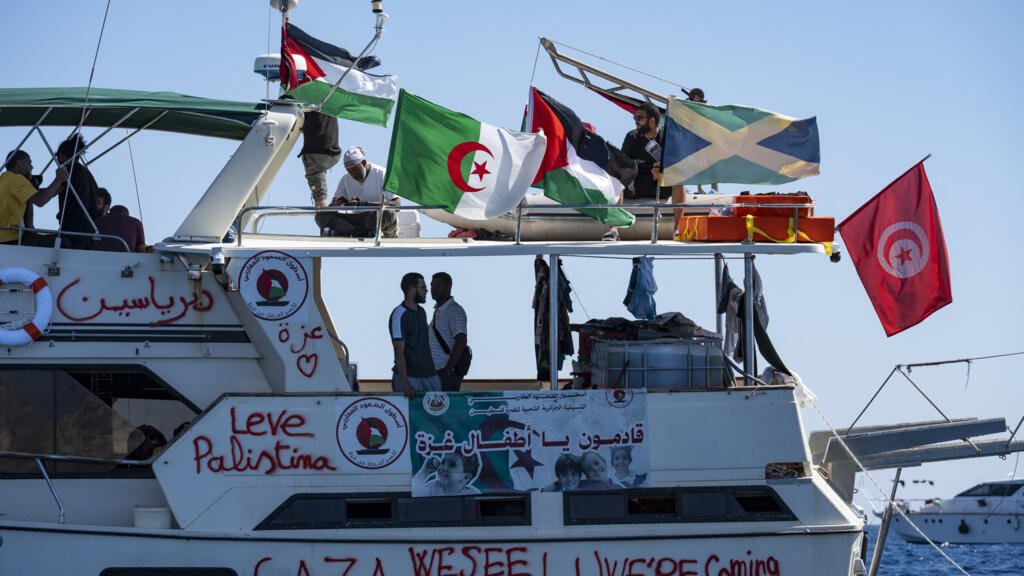 ¿Qué se sabe de los activistas detenidos en Israel tras la interceptación de la Flotilla Global Sumud?