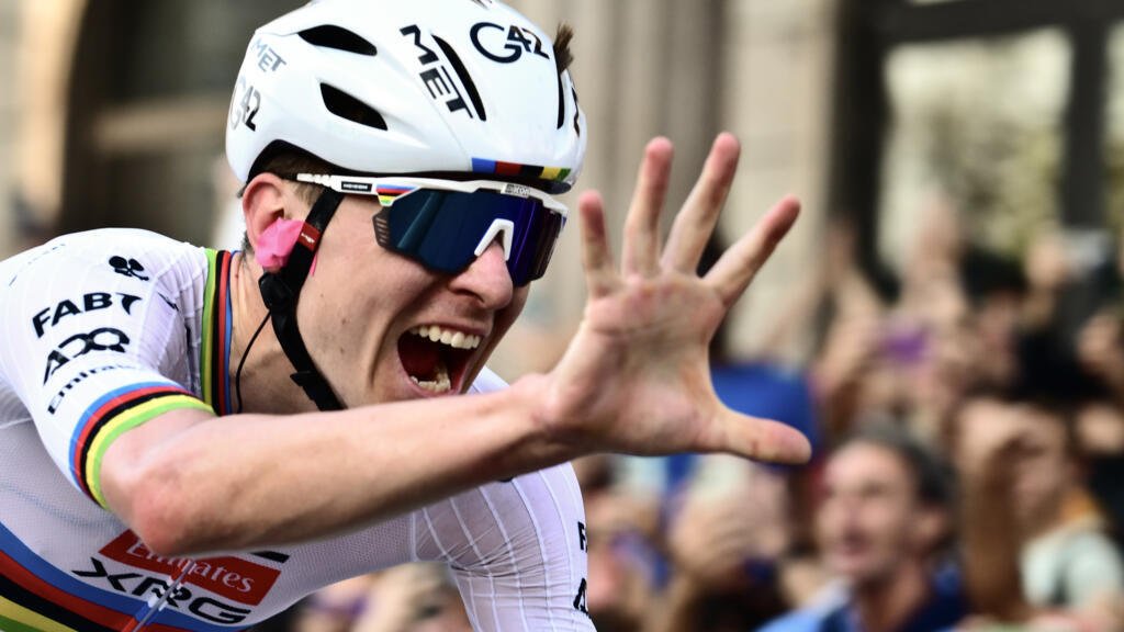 Hazaña de Pogacar: quinto triunfo consecutivo en la clásica de Lombardía