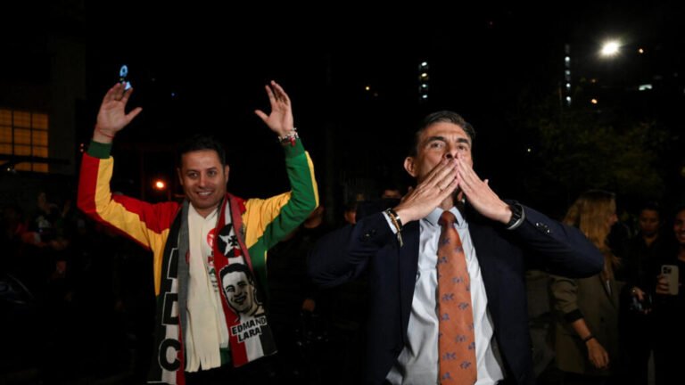 Rodrigo Paz y Edman Lara, dos moderados reformistas para heredar el poder en Bolivia
