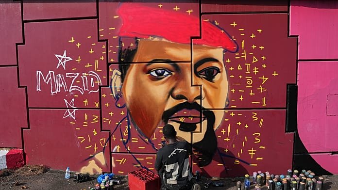 El grafiti gana apoyo en la capital de Guinea
