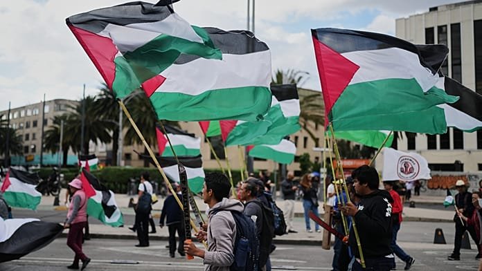 Cientos marchan en Ciudad de México pidiendo el fin de la guerra en Gaza