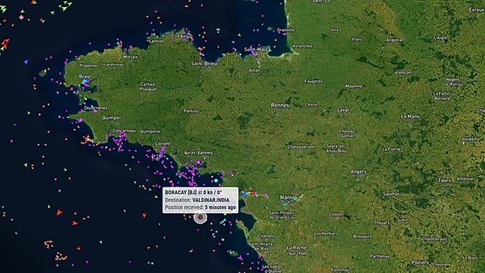 Francia investiga un buque de la flota fantasma rusa vinculado a operaciones en el Báltico