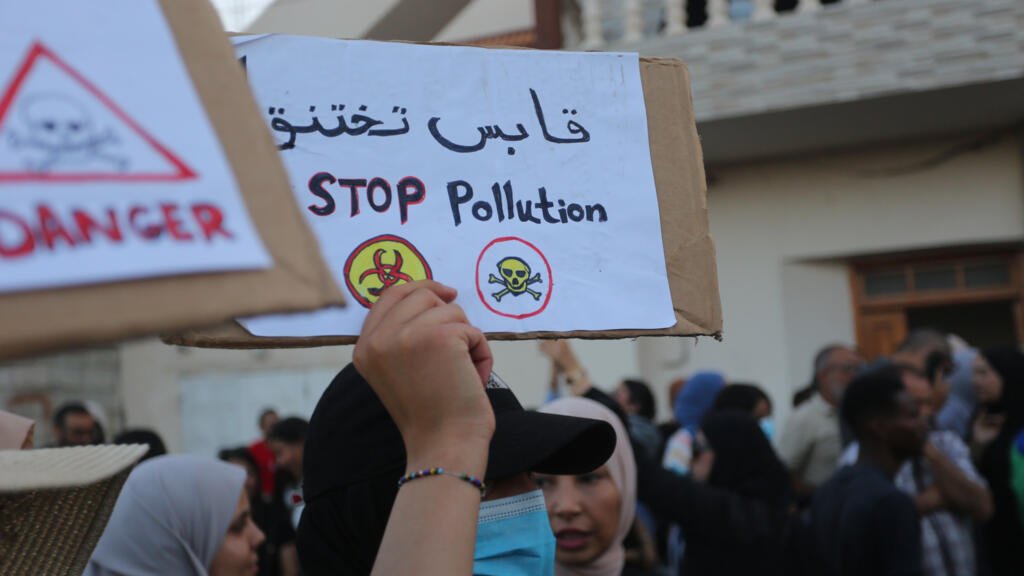Túnez: decenas de manifestantes detenidos tras protestas contra una planta química