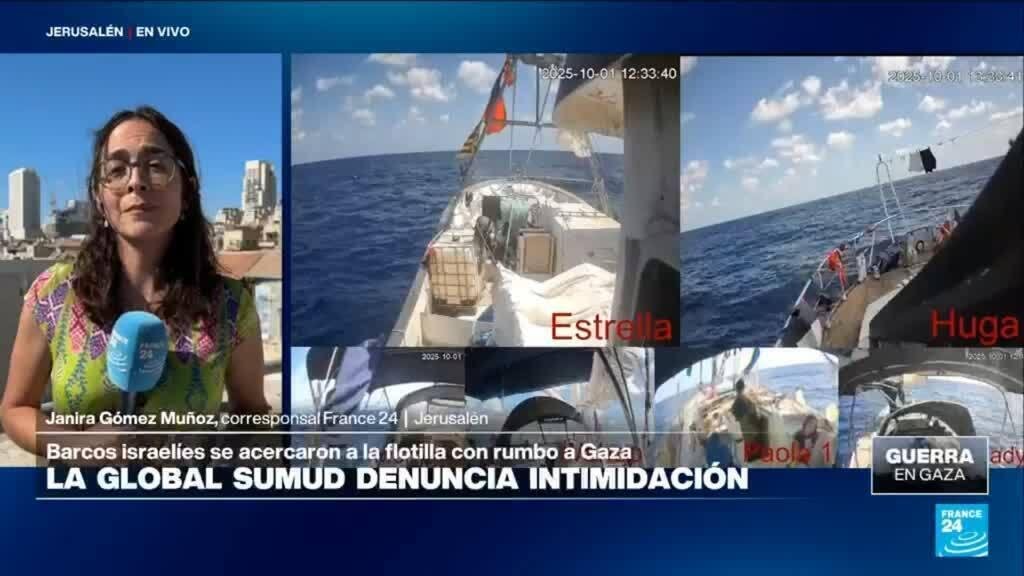Informe desde Jerusalén: la Flotilla Global Sumud entra en "zona de alto riesgo" y se acerca a Gaza