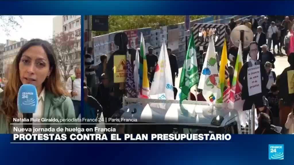 Informe desde París: nueva jornada de protestas en Francia contra el plan presupuestario