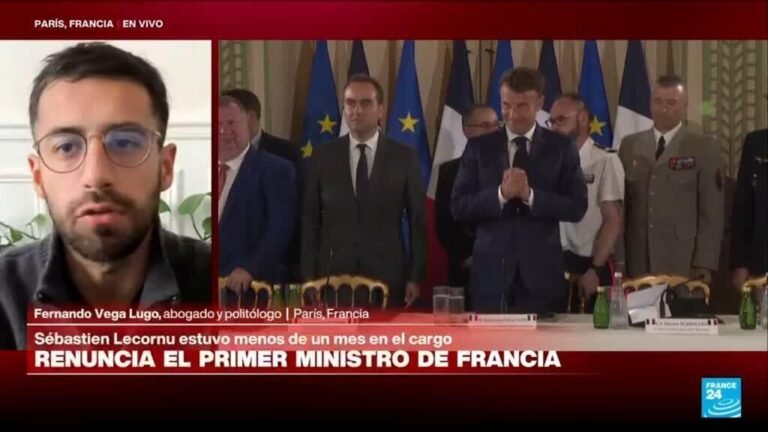 Fernando Vega Lugo: 'Macron es el principal responsable de la crisis política en Francia'