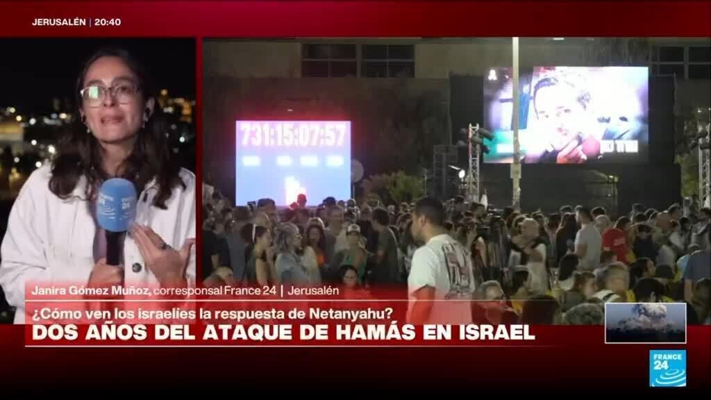 ¿Qué piensa la sociedad israelí de la guerra en Gaza a dos años del inicio del conflicto?