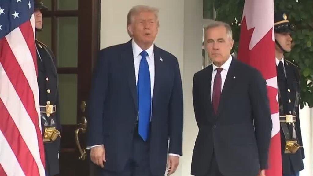 Trump y Carney dialogan sobre aranceles a productos canadienses