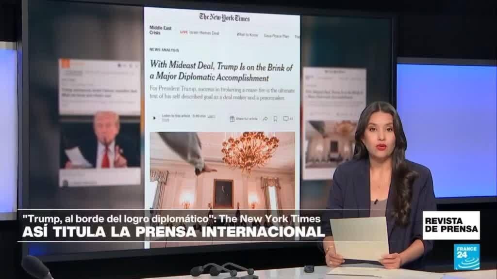 "Con el acuerdo sobre Medio Oriente, Trump está al borde de un importante logro diplomático": 'NYT'