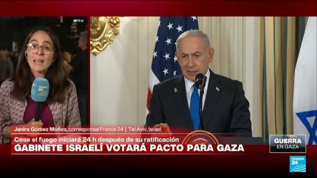 Con retrasos, el gabinete israelí vota sobre el plan de paz para Gaza