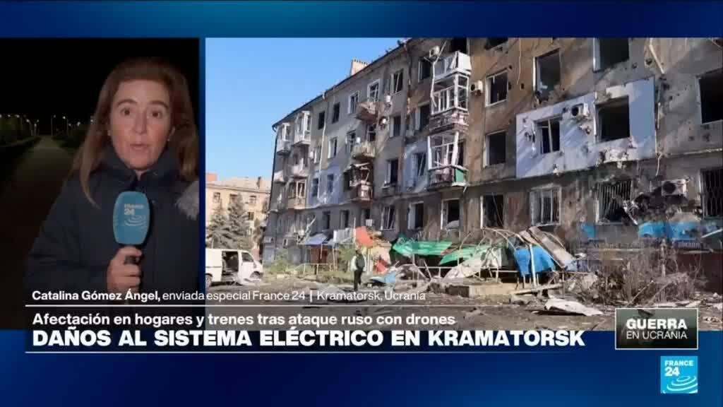 Informe desde Kramatorsk: cortes de energía en Ucrania tras ataques rusos a sistemas eléctricos