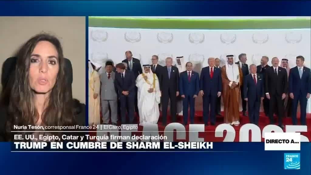 Directo a... El Cairo y la cumbre para la oficialización del plan de Trump para Gaza