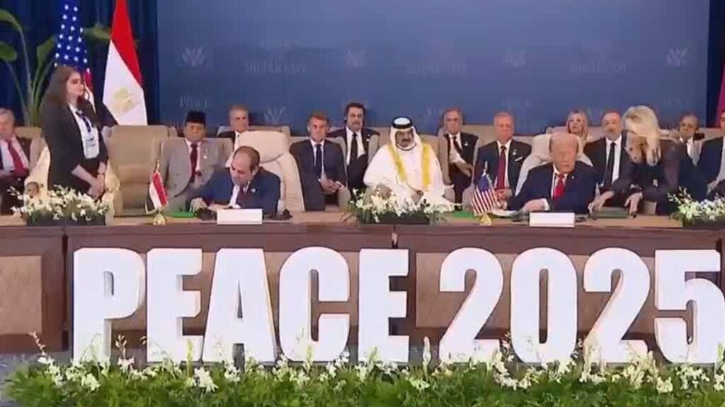 EE. UU., Qatar, Egipto y Turquía firman plan de Trump para Gaza