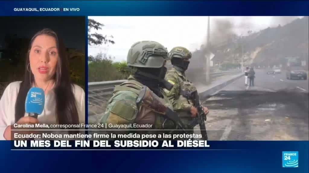 Ecuador completa 22 días de protestas tras un mes de la eliminación del subsidio al diésel