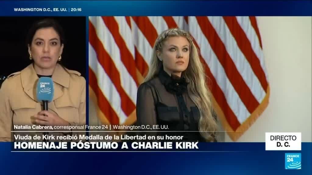 Directo D. C. y la entrega de la Medalla de la Libertad al activista asesinado Charlie Kirk