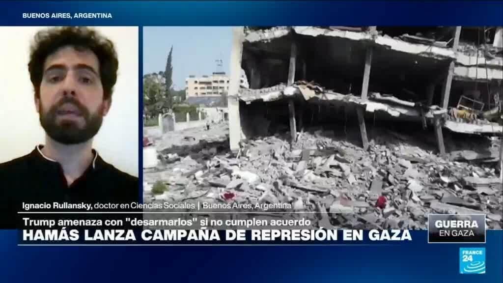 Hamás lanza campaña de represión en Gaza tras retirada parcial del Ejército israelí